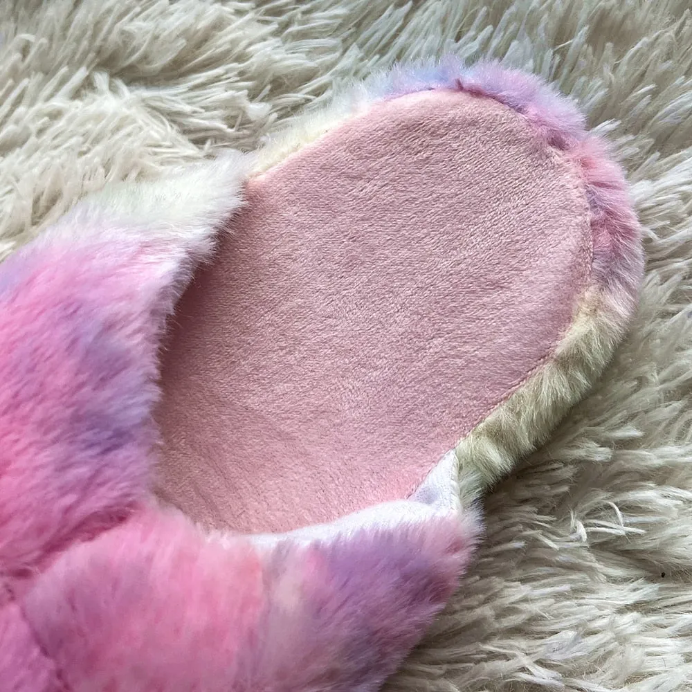Alpaca Fluffy Home Slippers