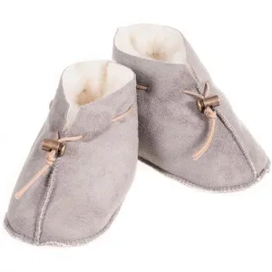 Alwero Baby Slippers Emo Velours Light Grey
