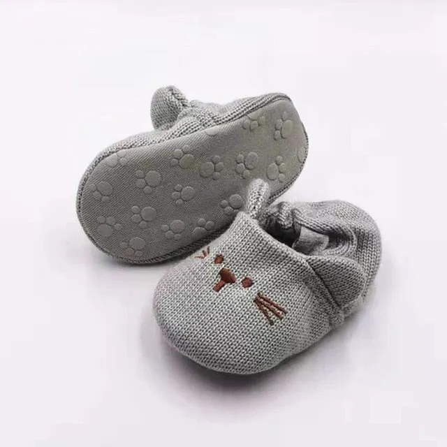 Animal Knit Slippers