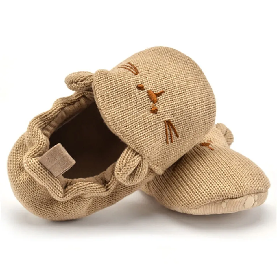 Animal Knit Slippers