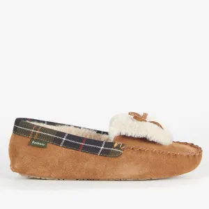 Barbour Women's Darcie Slippers in Tan Suede