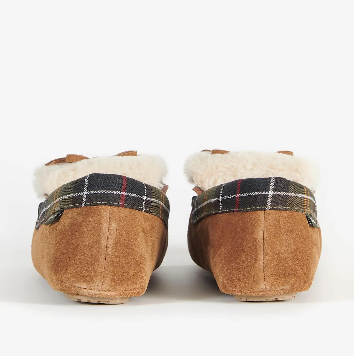 Barbour Women's Darcie Slippers in Tan Suede