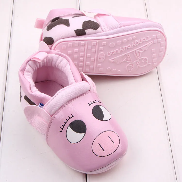 Character Slippers with Rubber Soles for Toddlers