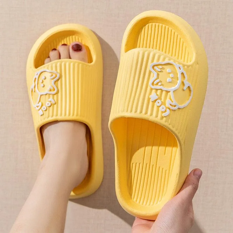 Comfort Slides Cat House Slippers
