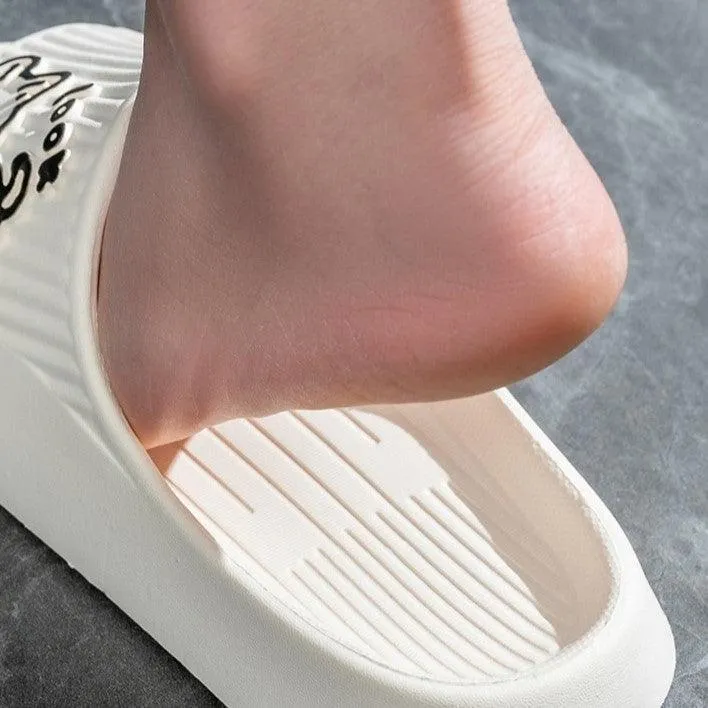 Comfort Slides Cat House Slippers