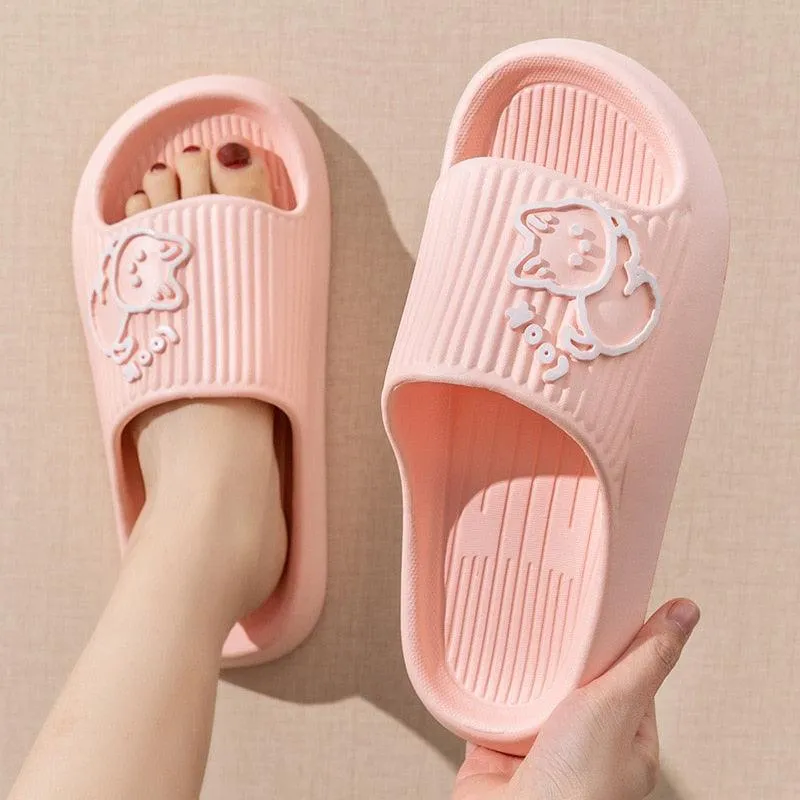 Comfort Slides Cat House Slippers