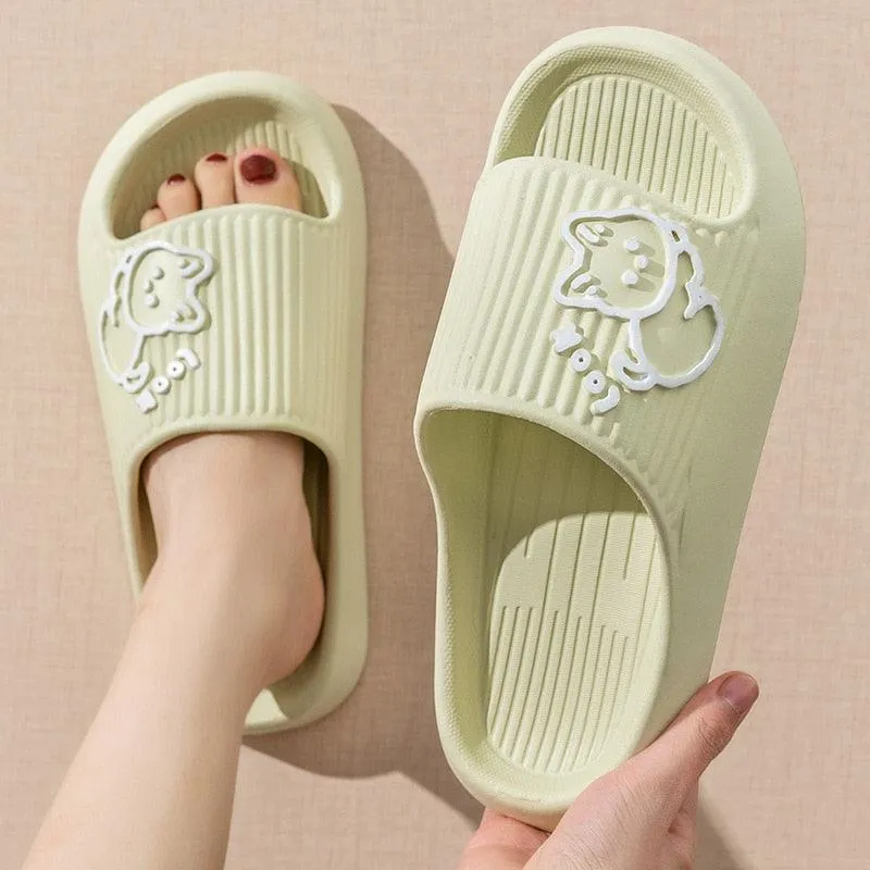 Comfort Slides Cat House Slippers