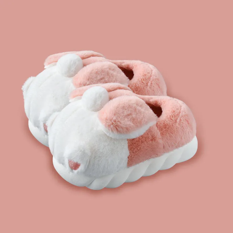 Cute Bunny Plush Slippers