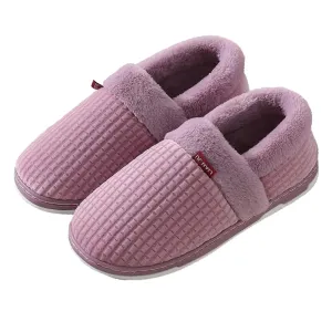 Cuzcare Men Colorful Home Fur Slippers Winter Shoes
