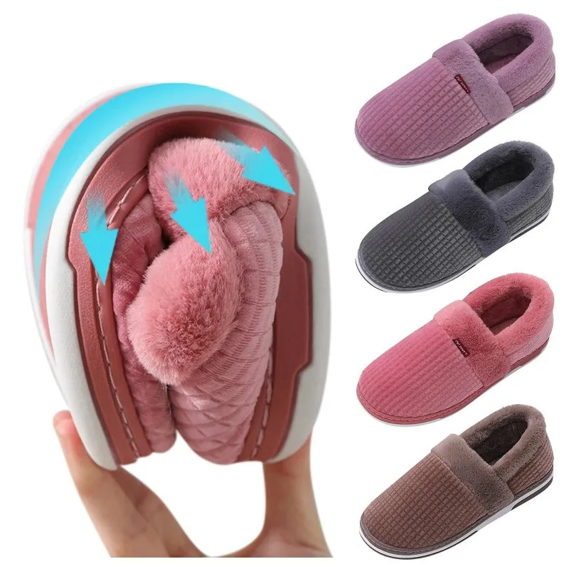 Cuzcare Men Colorful Home Fur Slippers Winter Shoes