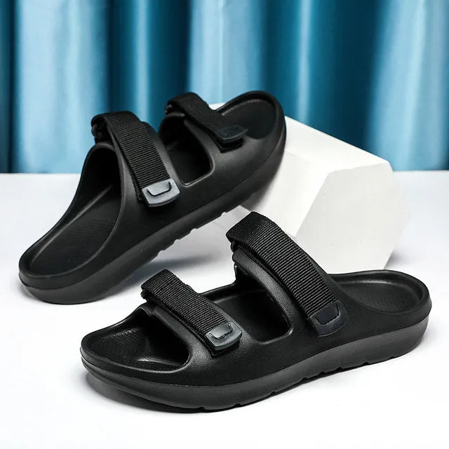 Cuzcare Men Waterproof EVA Sandals Memory Foam Slippers