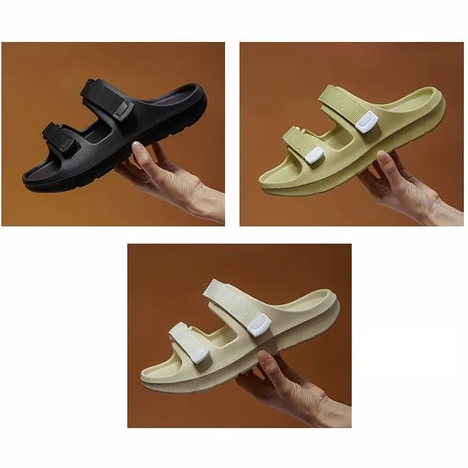 Cuzcare Men Waterproof EVA Sandals Memory Foam Slippers