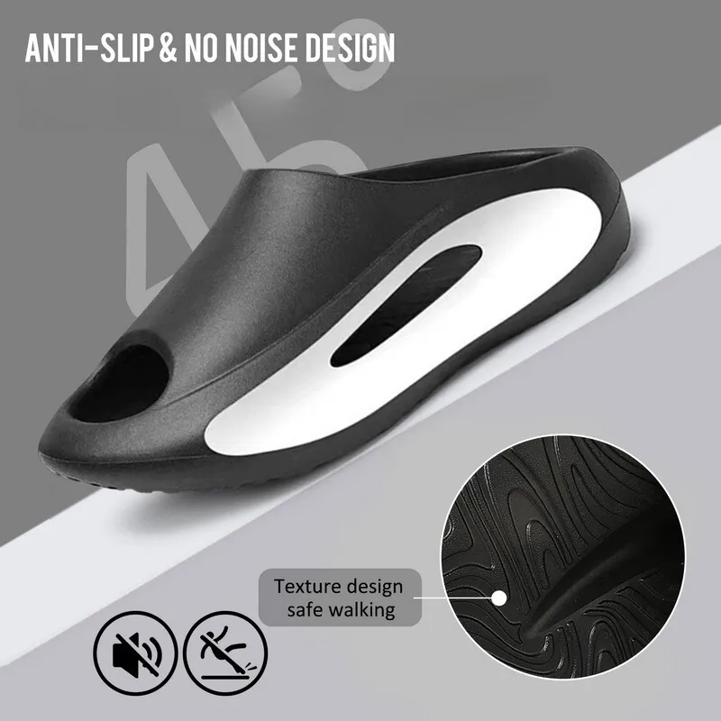 Cuzcare Unisex Slippers AirLift Thick Bottom Foam Platform Slides