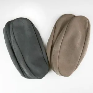 Fiber Trends - Suede Slipper Soles - Charcoal