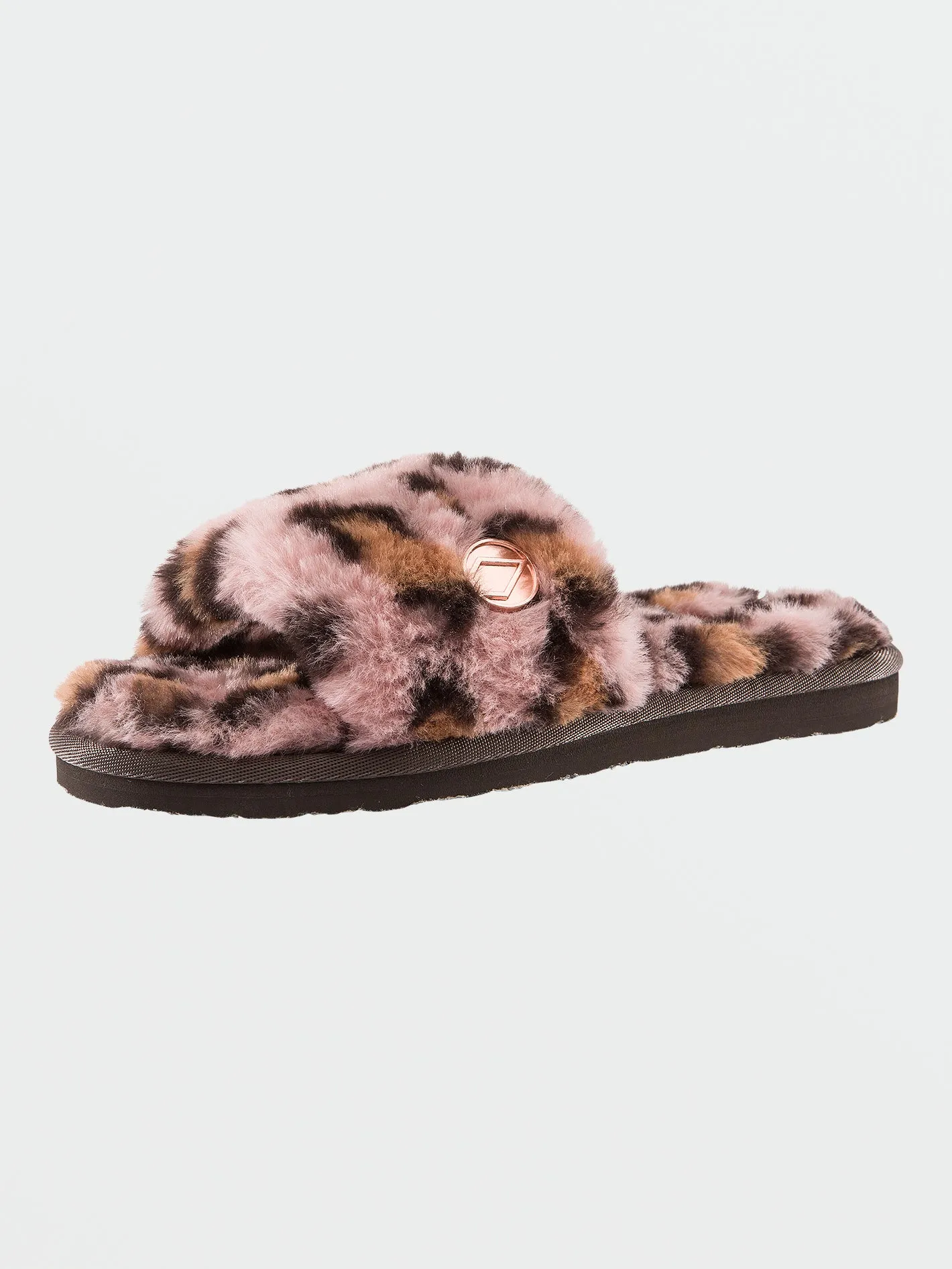 Girls Lived in Lounge Slippers - Raisin