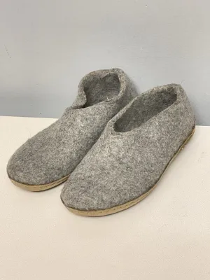 Glerups Child Shoe Size 3 Gray Wool Shoes
