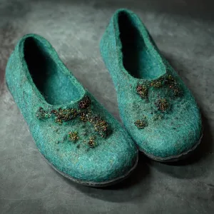 Green Wood - ballerinas slippers