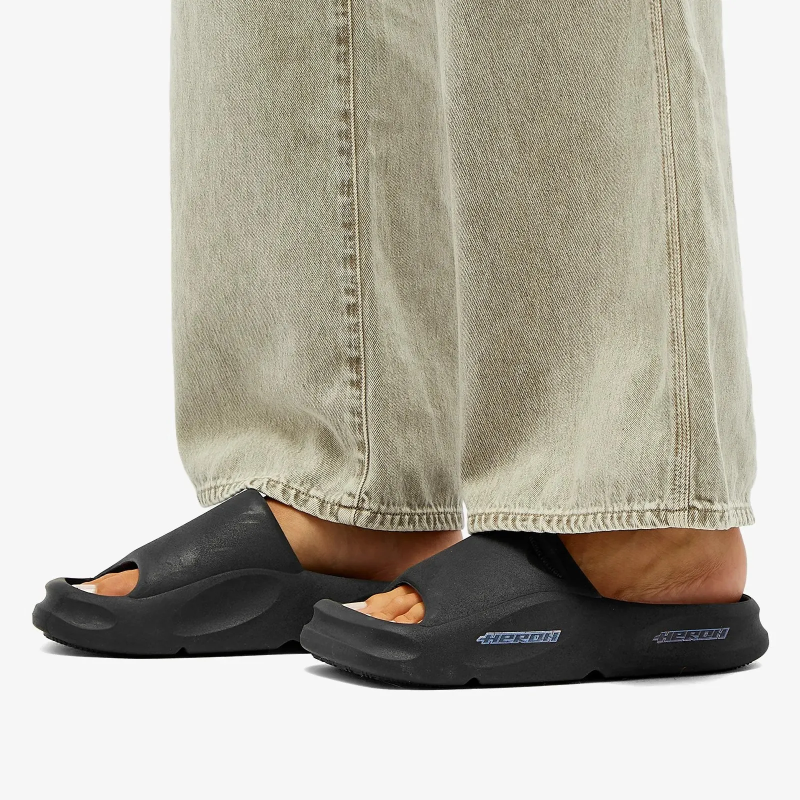 Heron Preston Eco Molded slides, black