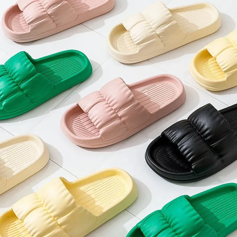 Indoor Home Soft Sole Cloud Slippers for Women