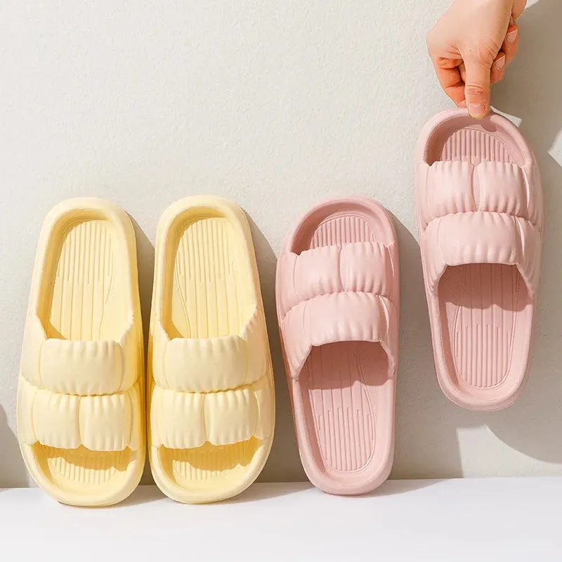 Indoor Home Soft Sole Cloud Slippers for Women