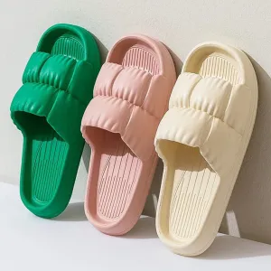 Indoor Home Soft Sole Cloud Slippers for Women