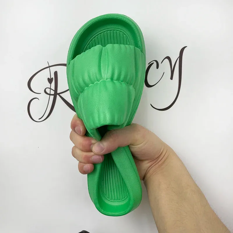 Indoor Home Soft Sole Cloud Slippers for Women