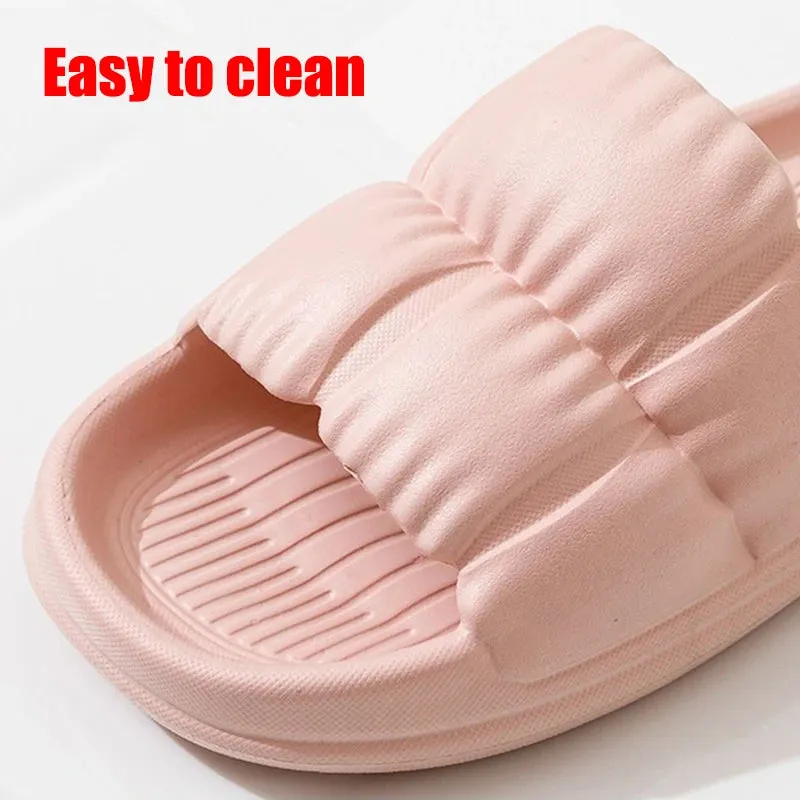Indoor Home Soft Sole Cloud Slippers for Women