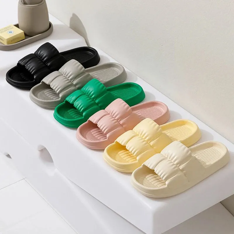Indoor Home Soft Sole Cloud Slippers for Women