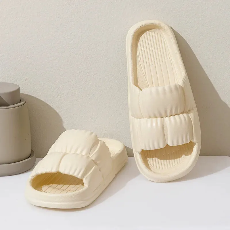 Indoor Home Soft Sole Cloud Slippers for Women