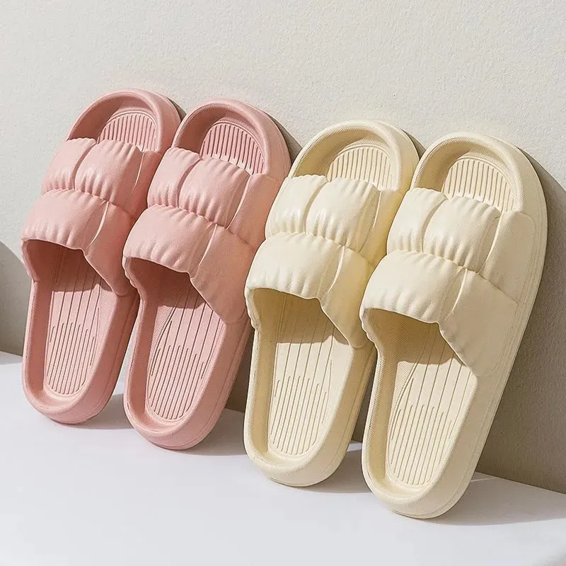 Indoor Home Soft Sole Cloud Slippers for Women