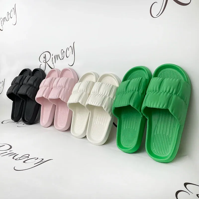Indoor Home Soft Sole Cloud Slippers for Women