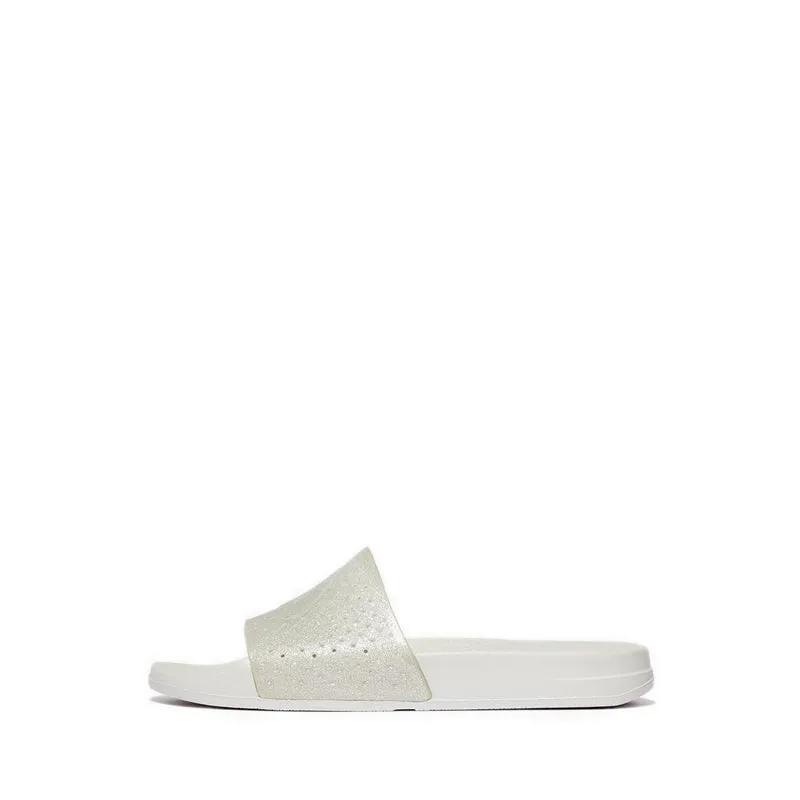 iQUSHION Arrow Glitter Perf Pool Slides