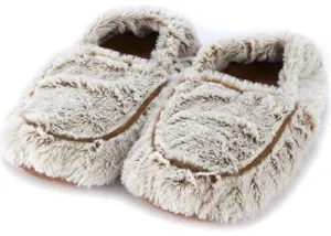 Marshmallow Brown Warmies Slippers