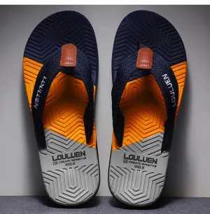 Men High Quality Brand Flip Flops Summer Beach Flip Flops Slippers - MSL50273