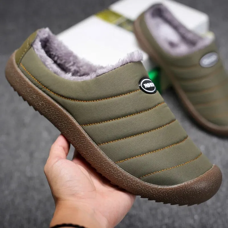 Men's Waterproof Winter Slippers