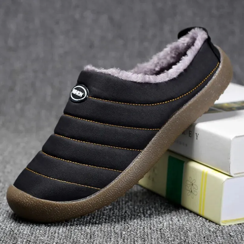 Men's Waterproof Winter Slippers