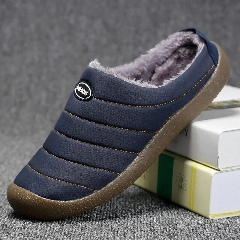 Men's Waterproof Winter Slippers