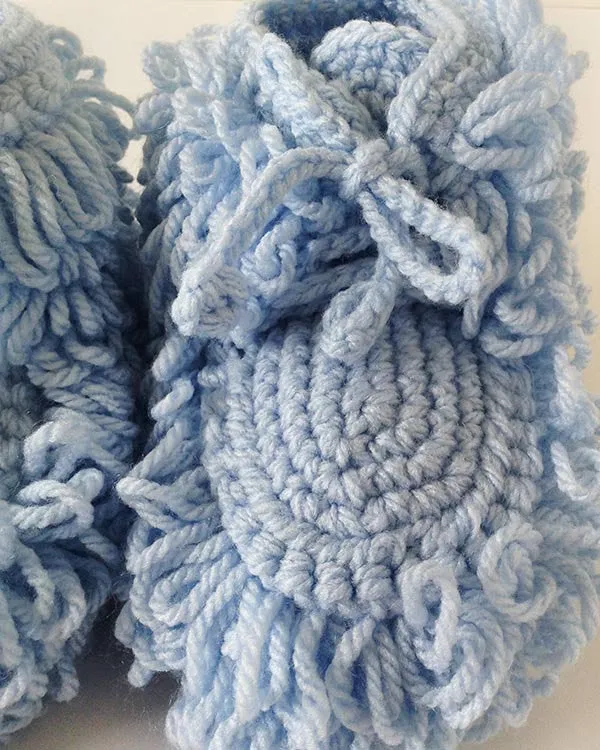 Mukluk Slippers Crochet Pattern