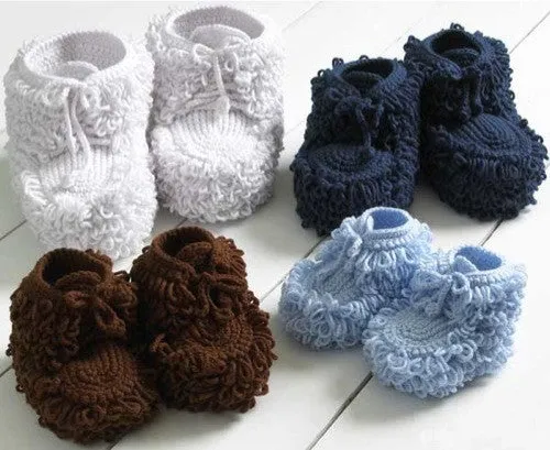 Mukluk Slippers Crochet Pattern