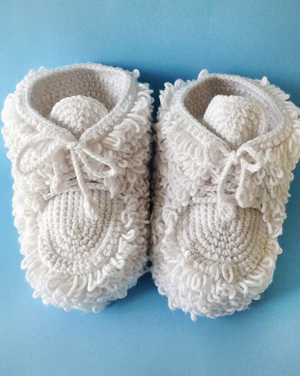 Mukluk Slippers Crochet Pattern