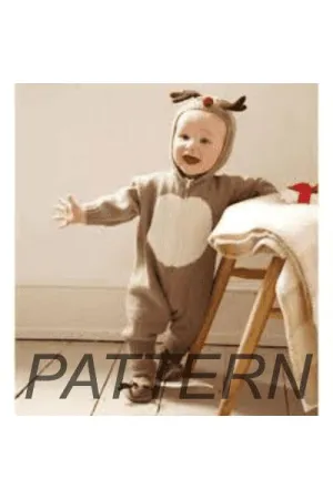 Reindeer Romper Set by Debbie Bliss  *Pattern*
