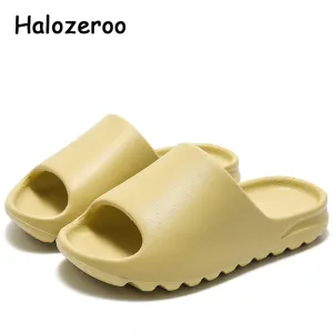 Summer 2020 New Kids Beach Slippers Baby Girls EVA Slides Children Slip On Brand Shoes Black Casual Slippers Soft Mesh Slippers