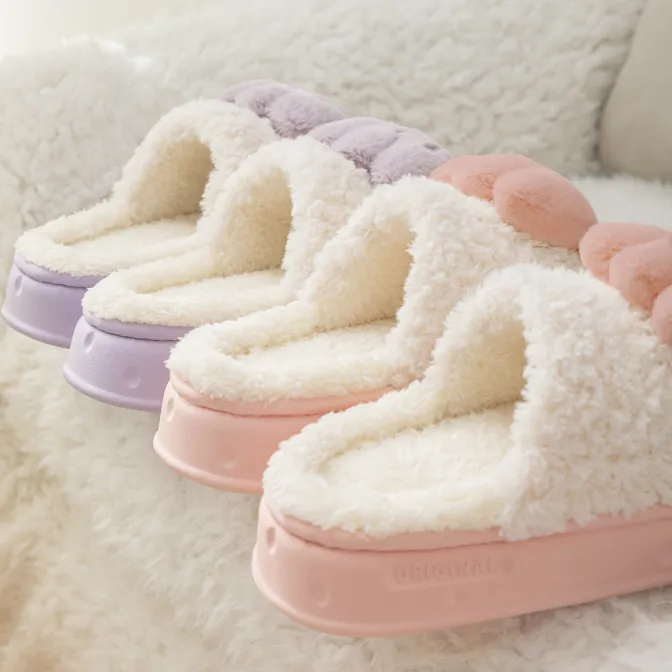 Tulip Plush Slippers