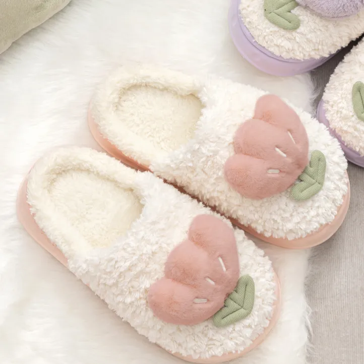 Tulip Plush Slippers