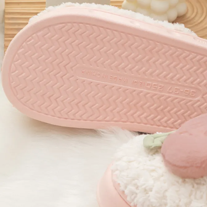 Tulip Plush Slippers
