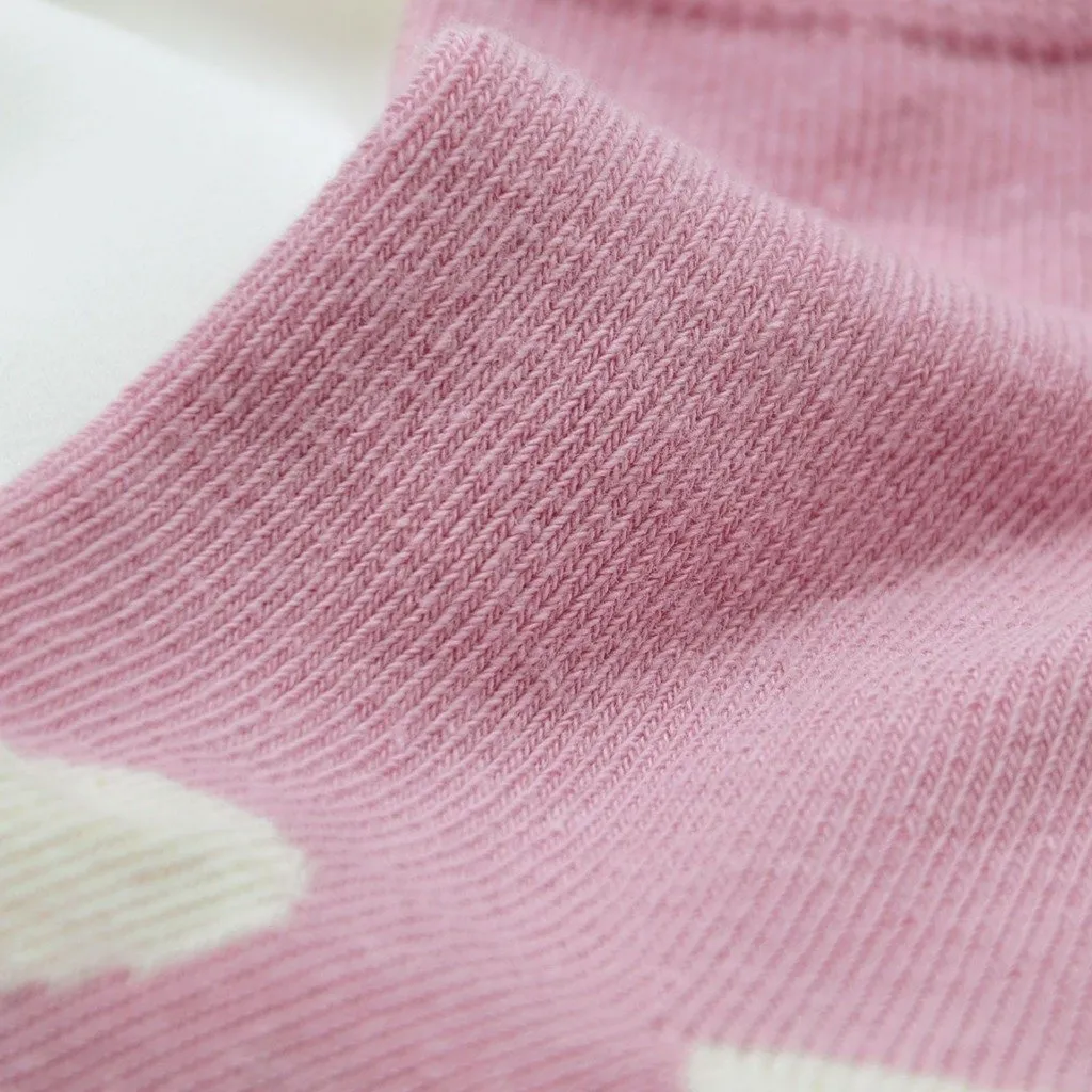 ZFSOCK Cute Bunny Rabbit Design Socks for Girls, 5 Pairs